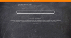 Desktop Screenshot of jobs4teenslist.com