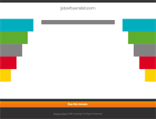 Tablet Screenshot of jobs4teenslist.com